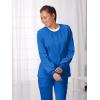 imageJockey Womens Scrubs Classic Round Neckline Snap Scrub JacketRoyal
