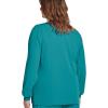 imageJockey Womens Scrubs Classic Round Neckline Snap Scrub JacketTeal