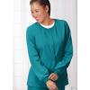 imageJockey Womens Scrubs Classic Round Neckline Snap Scrub JacketTeal