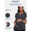 imageJockey Womens Scrubs Empire Waist Maternity Scrub TopCharcoal