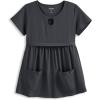 imageJockey Womens Scrubs Empire Waist Maternity Scrub TopCharcoal
