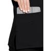 imageJockey Womens Womens VNeck Crossover Scrub TopBlack