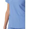 imageJockey Womens Womens VNeck Crossover Scrub TopBlue