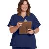 imageJockey Womens Womens VNeck Crossover Scrub TopNew Navy