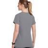 imageJockey Womens Womens VNeck Crossover Scrub TopPewter