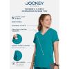 imageJockey Womens Womens VNeck Crossover Scrub TopPlum Berry