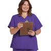 imageJockey Womens Womens VNeck Crossover Scrub TopPurple