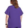imageJockey Womens Womens VNeck Crossover Scrub TopPurple