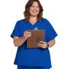 imageJockey Womens Womens VNeck Crossover Scrub TopRoyal Blue