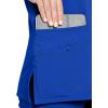 imageJockey Womens Womens VNeck Crossover Scrub TopRoyal Blue