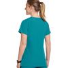 imageJockey Womens Womens VNeck Crossover Scrub TopTeal