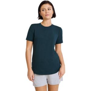 imageJockey Womens Activewear EVERACTIVE Short Sleeve Crew Neck TeeOcean Sky