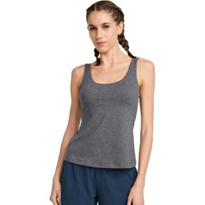 imageJockey Womens EVERACTIVE Tank with Builtin BraBattleship Heather