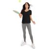 imageJockey Womens Activewear EVERACTIVE VNeck TeeBlack