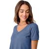 imageJockey Womens Activewear EVERACTIVE VNeck TeeDusk Blue Heather