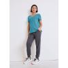 imageJockey Womens Activewear EVERACTIVE VNeck TeeTeal Slate