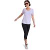 imageJockey Womens Activewear EVERACTIVE VNeck TeeViolet Veil Heather