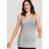 imageJockey Womens Activewear Rib TankGrey Heather