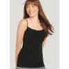 imageJockey Womens Shapewear Skimmies Ultralight Smoothing Lace CamiBlack