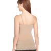imageJockey Womens Shapewear Skimmies Ultralight Smoothing Lace CamiLight