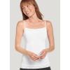 imageJockey Womens Shapewear Skimmies Ultralight Smoothing Lace CamiWhite