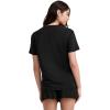 imageJockey Womens Soft Touch Luxe Short Sleeve TeeBlack