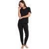 imageJockey Womens Soft Touch Luxe Short Sleeve TeeBlack