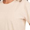 imageJockey Womens Soft Touch Luxe Short Sleeve TeeOatmeal Heather