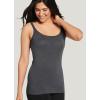 imageJockey Womens Undershirt Supersoft CamiJet Grey