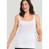 imageJockey Womens Undershirt Supersoft CamiWhite