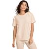 imageJockey Womens Soft Touch Luxe Short Sleeve TeeOatmeal Heather