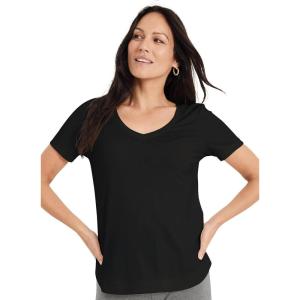imageJockey Womens Activewear EVERACTIVE VNeck TeeBlack