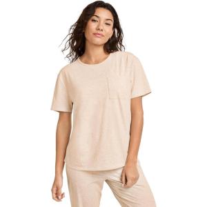 imageJockey Womens Soft Touch Luxe Short Sleeve TeeOatmeal Heather