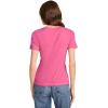 imageJockey Womens Activewear Organic Cotton Stretch Short Sleeve TeeFruit Punch