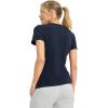 imageJockey Womens Activewear Organic Cotton Stretch Short Sleeve TeeTrue Navy