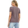 imageJockey Womens Activewear Organic Cotton Stretch Short Sleeve TeeTwilight Sands