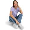 imageJockey Womens Activewear Organic Cotton Stretch Short Sleeve TeeViolet Veil