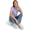 imageJockey Womens Activewear Organic Cotton Stretch Short Sleeve TeeViolet Veil