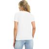 imageJockey Womens Activewear Organic Cotton Stretch Short Sleeve TeeWhite