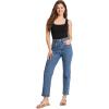 imageJockey Womens Organic Cotton Stretch Tank Strap Thong BodysuitBlack