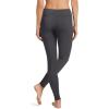 imageJockey Womens Activewear Cotton Stretch Ankle LeggingCharcoal Grey Heather