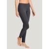 imageJockey Womens Activewear Cotton Stretch Ankle LeggingCharcoal Grey Heather