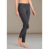imageJockey Womens Activewear Cotton Stretch Ankle LeggingCharcoal Grey Heather