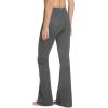 imageJockey Womens Activewear Cotton Stretch Slim Yoga Flare PantCharcoal Heather