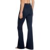 imageJockey Womens Activewear Cotton Stretch Slim Yoga Flare PantNavy