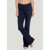 imageJockey Womens Activewear Cotton Stretch Slim Yoga Flare PantNavy