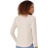 imageJockey Womens Activewear EVERACTIVE Long Sleeve Crew Neck TeeSandy Shimmer Heather