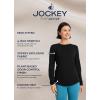 imageJockey Womens Activewear EVERACTIVE Long Sleeve Crew Neck TeeViolet Veil