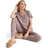 imageJockey Womens Loungewear Soft Touch Luxe Swing TeeTwilight Sands