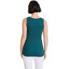 imageJockey Womens Performance 100 Cotton Rib TankOcean Sky Heather